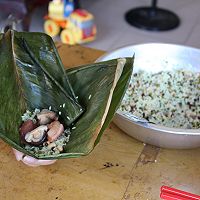 广式香菇花肉粽子（超详细，两种包法）的做法图解24