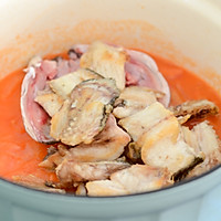番茄酸汤鱼片，酸甜可口且易学 | 北鼎珐琅铸铁锅的做法图解6