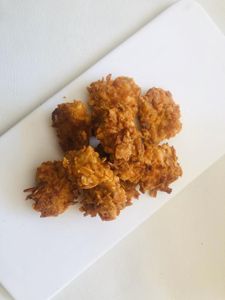 不用油炸也可以：香酥鸡块的做法