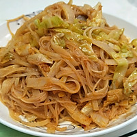 炒冷面的做法图解6