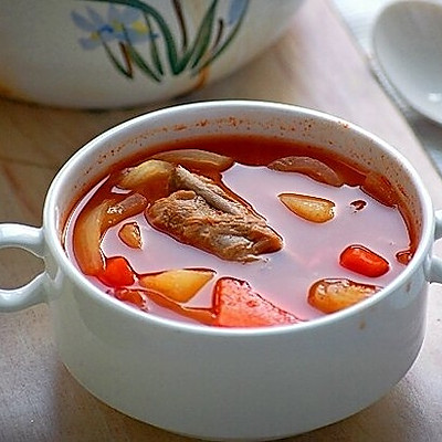 西红柿排骨浓汤