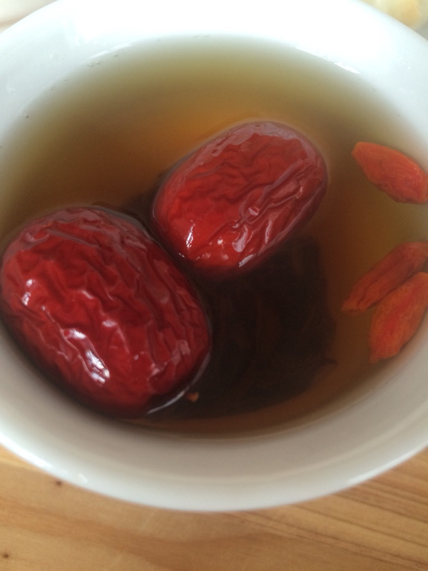红枣枸杞茶真实图片图片