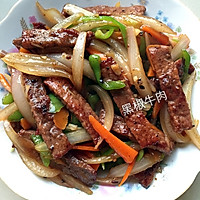 黑椒牛肉的做法图解3