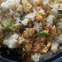 塔吉锅虾仁蛋饭的做法图解9