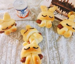 #鹰唛新食尚#兔兔的炼奶肠仔派对的做法