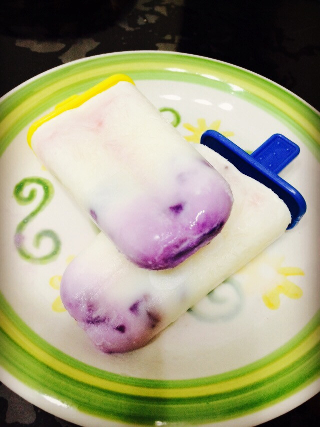 紫薯西瓜冰棍的做法
