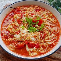 #白色情人节限定美味#西红柿鸡蛋面的做法图解11