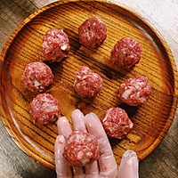 肉丸番茄意面的做法图解3