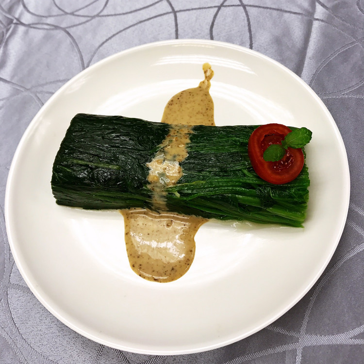 千岛菠菜的做法