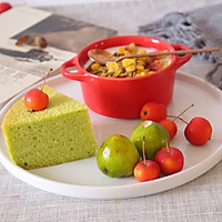 菠菜戚风#跨界烤箱 探索味来#的做法图解15