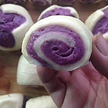 花样紫薯馒头～