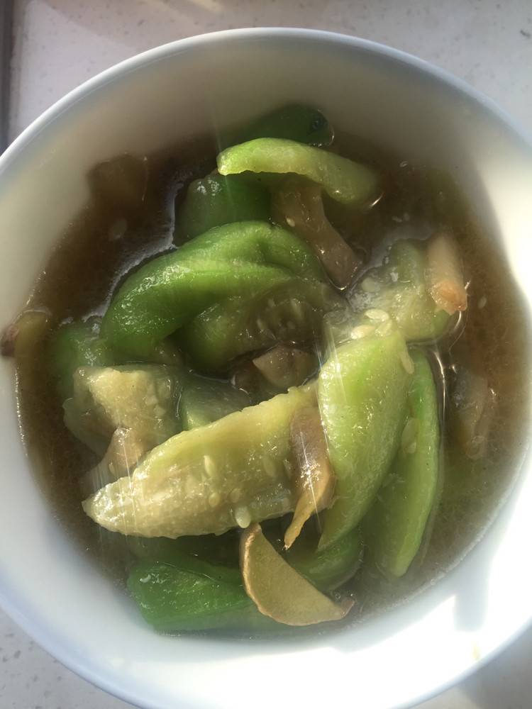榨菜炒丝瓜的做法