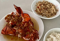 蒜蓉蒸/烤海鲜/金针菇的做法
