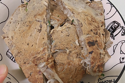 减肥食谱之萝卜丝全黑麦饼