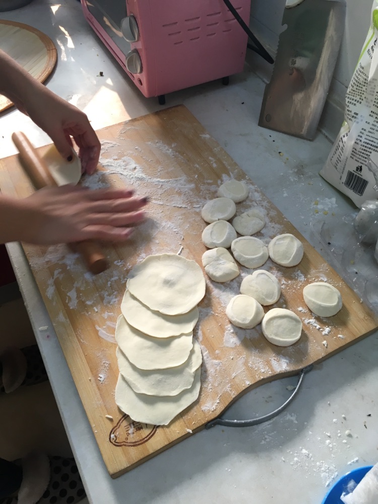 黄瓜鸡蛋蒸饺的做法图解6