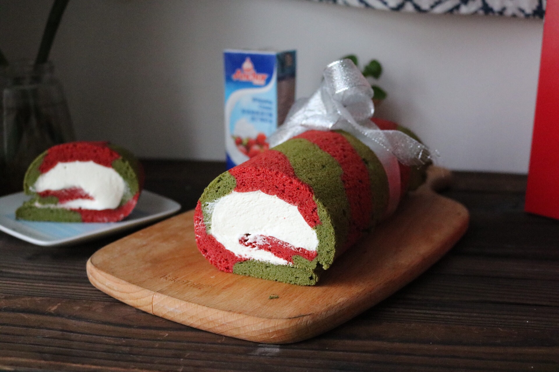 Christmas cake roll