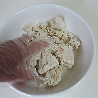 口蘑烩豆腐圆子的做法图解2