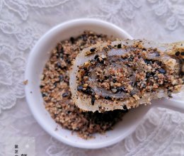 黑芝麻核桃糯米卷#麦子厨房美食锅#的做法