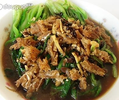 豆豉鲮鱼油麦菜