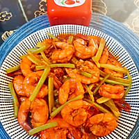 #暖冬酱在手，嗨吃部队锅#韩式辣酱开背大虾的做法图解9