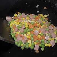 #中小学生做饭指南#午餐肉炒时蔬粒的做法图解6