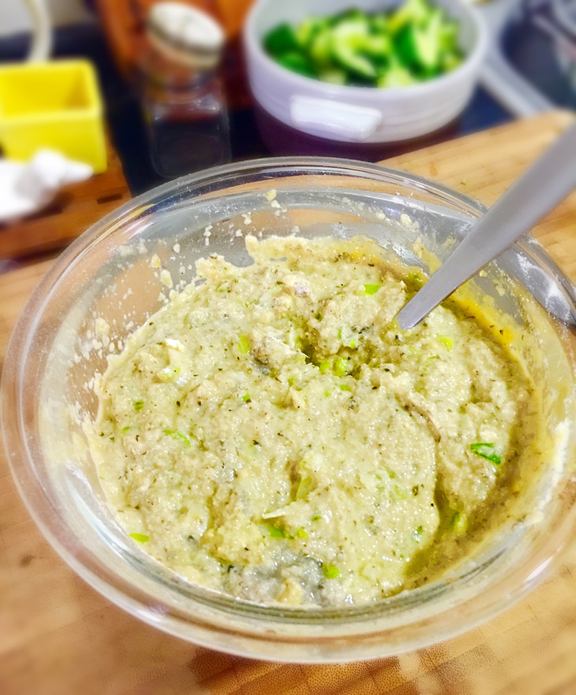 豆渣鸡蛋饼的做法图解3