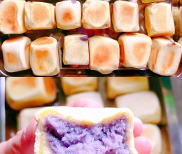 免烤箱❗零失败❗超详细❗紫薯芋泥仙豆糕❤的做法