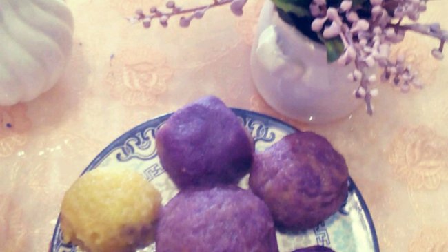 紫薯地瓜球的做法