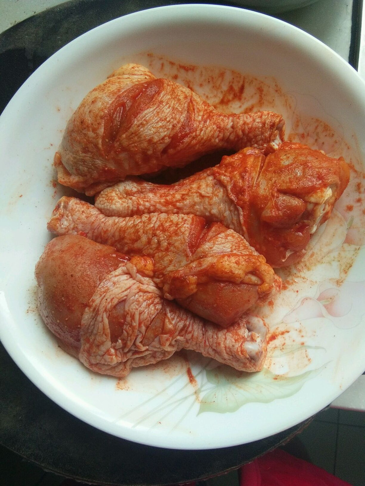 香辣微波炉烤鸡腿的做法