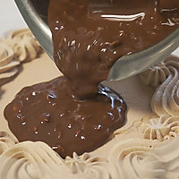 七夕情人节的巧克力蛋糕的做法图解3