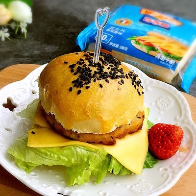 复刻网红Brunch－芝士鳕鱼汉堡包