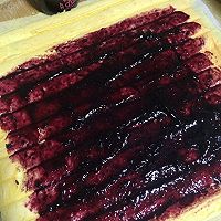 #九阳烘焙剧场#彩绘蓝莓蛋糕卷的做法图解7