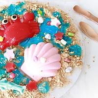 萌萌螃蟹西瓜冻、贝壳牛奶冻，几样常见食材就能在家做的做法图解15