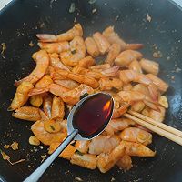 白菜炒大虾的做法图解5
