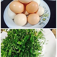 三月三  地菜煮鸡蛋的做法图解1
