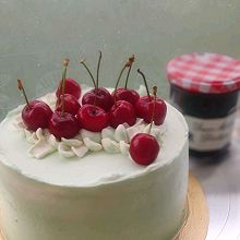 #莓语健康日记#蓝莓抹茶蛋糕