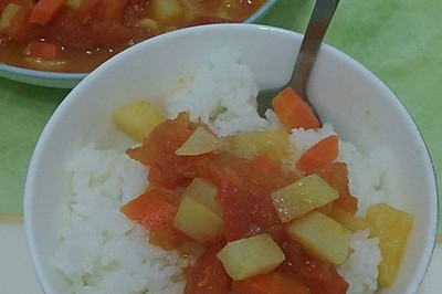 西红柿炖土豆