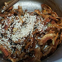 低糖看似肉般的芝麻南瓜干的做法图解9