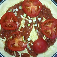 牛柳番茄芝心披萨的做法图解5