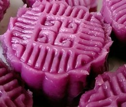 紫薯绿豆糕的做法