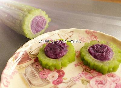 苦瓜紫薯卷