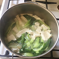 青菜豆腐汤的做法图解7