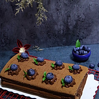 蓝莓香蕉巧克力蛋糕的做法图解22