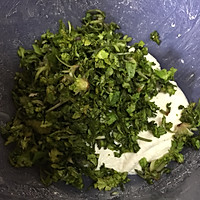 芝心荠菜糯米球#带着美食去踏青#的做法图解3