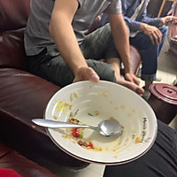 快手宵夜早餐腊肠青菜鸡蛋炒饭的做法图解7
