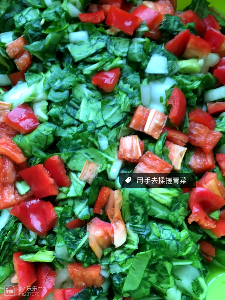 腌菜花炒毛豆米的做法图解4
