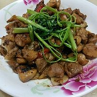 辣椒鸡腿肉的做法图解4