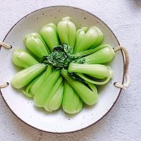 香菇油菜的做法图解4