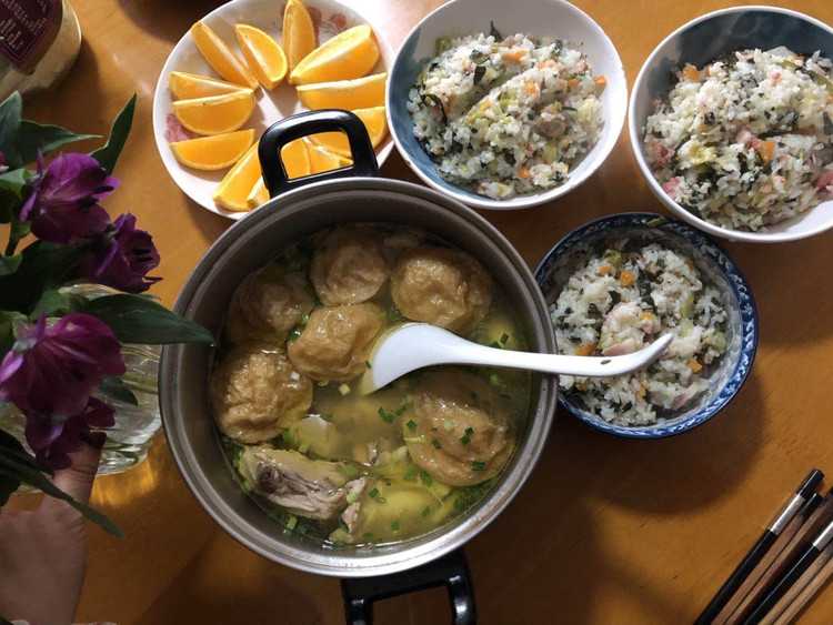 焖香咸肉菜饭的做法