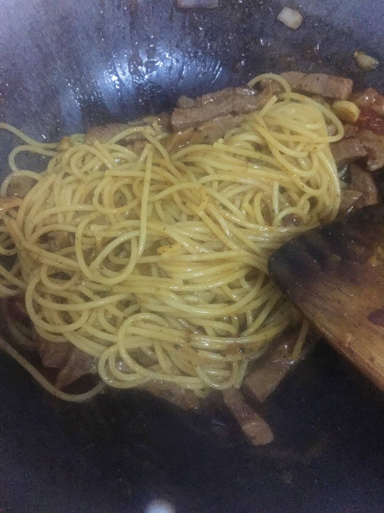 黑椒牛肉意面的做法图解8